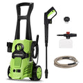 Electric Pressure Washer, 3500 PSI Portable Power Washer with Adjustable Angle Nozzle Head, Foam Cannon for Cars, Garden, Driveway