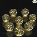 Solar Powered Floating Pool Lights - 14" Inflatable Waterproof Floating Light UP Pool Glow Balls, 3000K Warm-White Led Pool Lights That Float for Party Decorations, Outdoor Patio Detor (8)