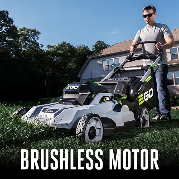 EGO POWER+ Electric Lawn Mower, Cordless Push, Includes 56V 4.0Ah Battery and Charger - LM2112