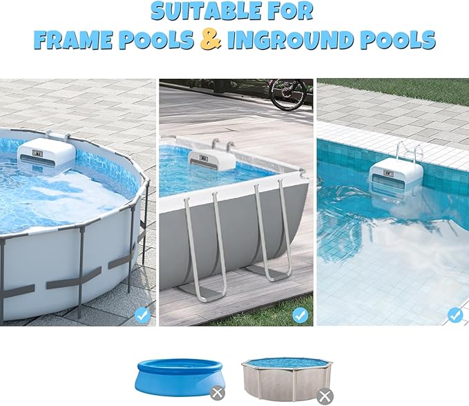 Swimming Pool Current Machine, 3500GPM Endless Pool Swimmer for Above Ground Pools - 1-9 Grade Adjustable Current Swim Jet for Home Indoor/Outdoor Swimming Pool Exercise, Lap Training & Family Fun