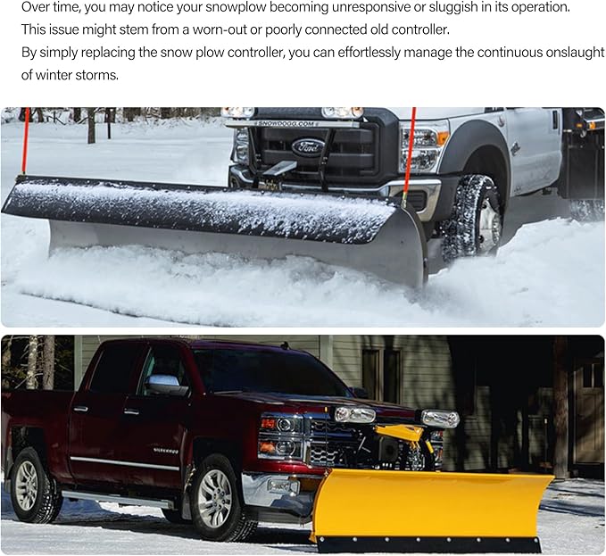 Handheld Controller Compatible with Meyer Diamond Snow Plow Blade E-47 E-60 E-57 56462, Replace OE Buyers 1306901