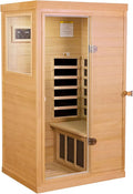Saunas 909Mini Far Infrared Sauna, Indoor Dry Sauna (Hemlock Wood, 1 Person Mini Size Left Door)