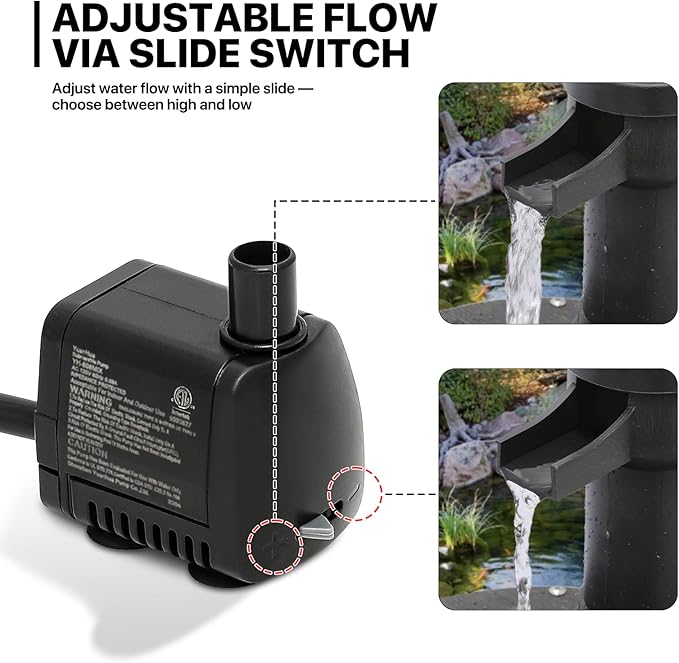 MoNiBloom Outdoor Water Fountains, 27" Tall 2-Tier Barrel and Pump Waterfall Fountain and Pump for Outdoor Patio Garden Backyard Decking, 11 L Water Capacity, Bronze