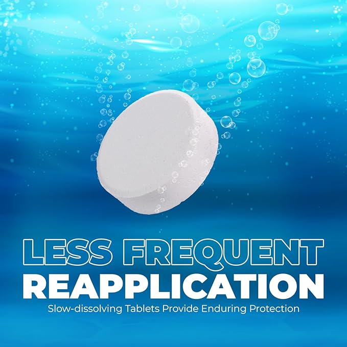 Xtremeclear 3-Inch Chlorine Tablets 99% Pure Tri-Chlor for Swimming Pools Spa Hot Tub 10lbs Bucket - Individually Wrapped Stabilized Sanitizer Slow Dissolving