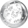 uxcell 70mm/2.8" Crystal Sphere Ball Bubble Glass Solid Decorative Sphere Crystal Ball Prop Ornament for Feng Shui Divination Fortune Telling Tabletop Fountain Decoration, Clear