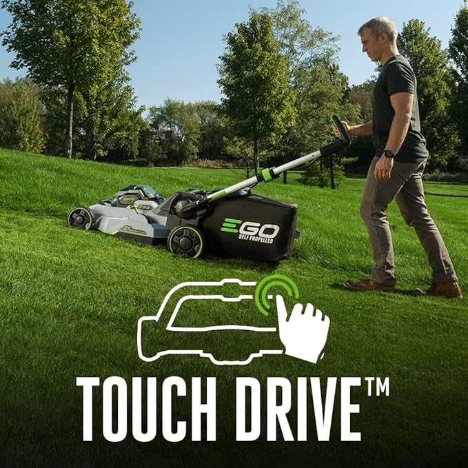 EGO POWER+ Electric Lawn Mower, Self-Propelled Cordless with Select Cut and Touch Drive, Battery and Charger Not Included – LM2130SP