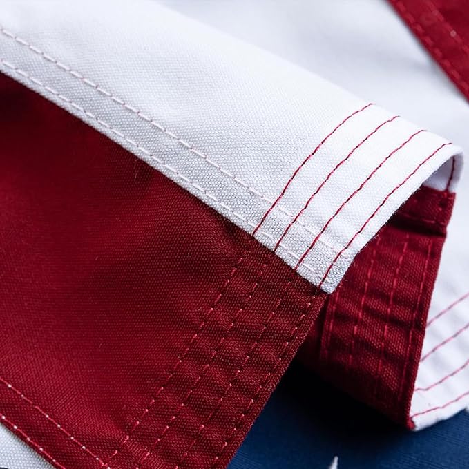American Flag 2.5x4 Ft, US Flag/USA Flag with Oxford Polyester Material, Vivid Color, Sewn Stripes, Brass Grommets, Embroidered Stars, Perfect for Indoor/Outdoor Use