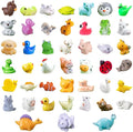45-Piece Mini Resin Animals, 45 Styles Resin Animals Variety Pack for Dollhouse Fairy Garden Miniature Accessories Home Landscape Aquarium Hide DIY Crafts Decor Gift Giving