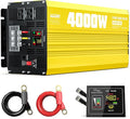 XWJNE 4000W Pure Sine Wave Power Inverter 48V DC to 120V AC Converter with LED Display and Remote Controller for Home, RV, Truck, Off-Grid Solar Power