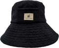 Sauna Hat Towel Japan Brand for Men and Women, Washable Sauna Hat (Black)