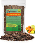 GARDENERA Citrus Tree Potting Soil Mix, Special Blend for Indoor Oranges, Lemons, Limes and More - (2 Quart Bag)