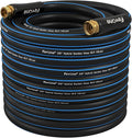 Fevone Garden Hose 100 ft., Lightweight Hybrid Water Hose, Flexible and Durable, Leak-Free Connections