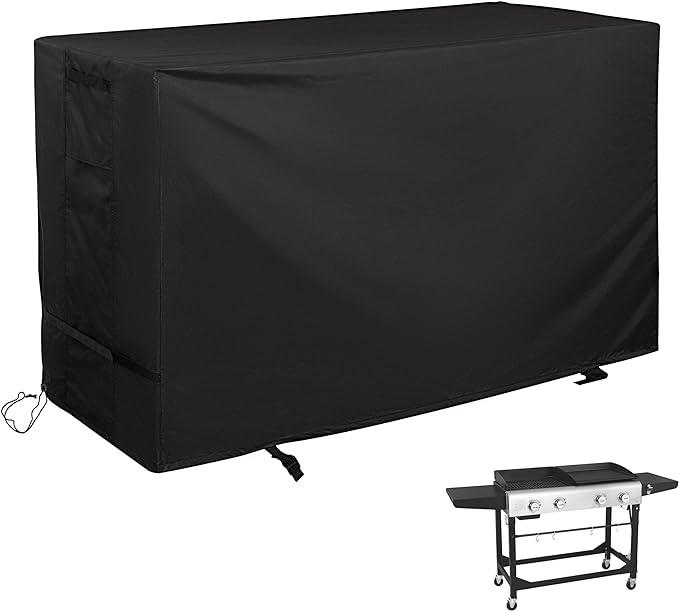 Griddle Cover for Royal Gourmet GD401,GD402, GD403 Grill, Flat Top Grill Cover for 66in 4-Burner Grill, Waterproof BBQ Grill Cover for Outdoor Barbecue/Gas Griddle/Propane Griddle