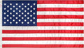 Super Tough 5Ft x 8Ft American Flag - Double Sided, Heavy Duty Nylon USA Flag with Embroidered Stars and Sewn Stripes Suitable for Outdoors - Red/White/Blue