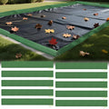 10pcs Inground Pool Cover Weights Sand Bags - 5ft No-Leaking & Weather-Resistant Silicone-Coated Canvas Tubes for Swimming Pools Close