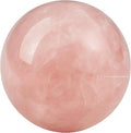 Amazing Gemstone Rose Quartz Crystal Ball - 1 Inches Crystal Sphere Meditation Balls for Witchcraft and Decorative Balls - Crystals and Healing Stones Beginners Gift (Pack of 1)