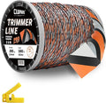 Cluparis 5-Pound Super Heavy Duty Trimmer Line .095-Inch-by-1683-ft Twist Pro Trimmer Line Spool 3-Component Tri-Extrusion Weed Eater String with Super Line Cutter