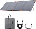 N-Type 16BB 350W Portable Solar Panel for Power Station,Camping Essentials,43V Foldable Solar Charger 25% High Efficiency IP68 Waterproof 4 Reinforced Kickstands for Camping RV Offgrid Living