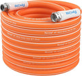 Fevone Garden Hose 75 ft., Lightweight Hybrid Water Hose, Flexible and Durable, Leak-Free Connections