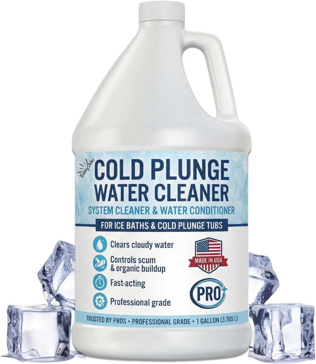 5in1 Weekly Cold Plunge Water Treatment - HOCl Cold Plunge Cleaner, Ice Bath Cleaner, Water Stabilizer For Cold Plunge Ice Pod, Clarifier Softener Chemicals, Ice Bath Accessories, 1 Gallon