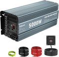 5000 watt Pure sine Wave car Power Inverter 12v to 110v /120V Inverter for car Vehicles Truck Camping Solar Panel Power Converter Adapter with Clamps Inverter 5000W