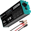 Power Inverters 1000W 12V DC to 110V AC Converter for Vehicles USB-C/PD 25 Watts Fast Charging Ports Car Charger Adapter with a Cigarette Lighter Ports Plug Outlet
