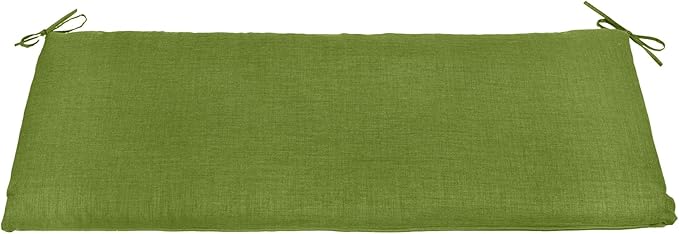 BrylaneHome Bench Cushion - 48" L x 18" W x 3" H - Patio & Outdoor - Water, Stain & Fade Resistant - Willow