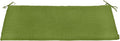 BrylaneHome Bench Cushion - 48" L x 18" W x 3" H - Patio & Outdoor - Water, Stain & Fade Resistant - Willow