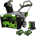 EGO POWER+ 21" Electric Snow Blower, Cordless Steel Auger, Includes (2) 56V 7.5Ah Batteries and Dual Port Charger - SNT2114