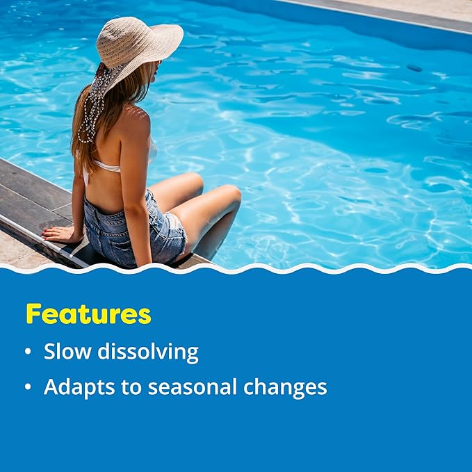 In The Swim Chlorine and Shock Bundle for Sanitizing Swimming Pools – Includes 25 Pound Bucket of 4-Inch Chlorine Sticks and 12 x 1 Pound Bags of 68% Cal-Hypo Pool Shock