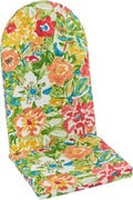 BrylaneHome Adirondack Chair Cushion - 44" L x 18" W x 2" H - Patio & Outdoor - Water, Stain & Fade Resistant - Poppy Green