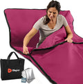 LifePro RejuvaWrap Far Infrared Sauna Blanket for Detox & Relaxation – Available in 5 Colors & 3 Models – Portable Sauna Blanket Infrared for Muscle Relief, Circulation & Recovery – 9 Heat Levels