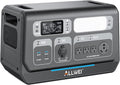 ALLWEI Portable Power Station 2400W(Surge 4800W), 2048Wh LiFePO4 Battery, Solar Generator with UPS, Full Charge in 1.5Hrs, 4 AC Outlets, Outdoor Generator for RV Camping Off-grid Home Backup