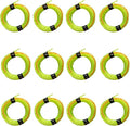 12 Pack String Trimmer Line .095 Compatible with Ego String Trimmer 095 Weed Eater String Pre-Cut Dual Color 3-section Fast-positioning Twisted Trimmer Line Universal Fit Weed Wacker String 14 ft