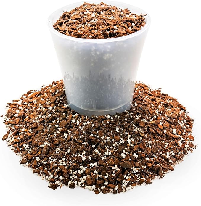 Premium Monstera Soil Mix by Gardenera - Perfect Drainage and Moisture Retention for Swiss Cheese Plant (1 Quart)