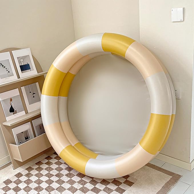 Keenso Inflatable Pool Thickened Blow Up Pool for Kids with Cute Style, Harmless Material, Wide Uses, Suitable for Indoor or Outdoor Play