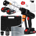Cordless Pressure Washer, 6-in-1 Nozzle Portable Battery Powered Pressure Washer Handheld, Portable High Pressure Cordless Power Washer for Car/Floor/Patio Cleaning
