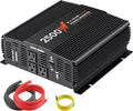 POTEK 2500W Power Inverter 12V DC to 120V AC Converter with 3 AC Outlets