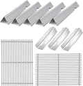 Stainless Steel 66032 Flavorizer Bars for Weber Genesis 2 Grill Parts 66095 Grill Grates 66795 Heat Deflector Grill Replacement Parts for Weber Genesis ii E-310 E-315 E-325 E-335 S-335 GS4