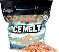 Ice and Snow Melt 8 lb Bag CMA Blended Magnesium Chloride Ice Melter Effective Snow and Ice Removal Effective Below Zero Degrees (Orange)