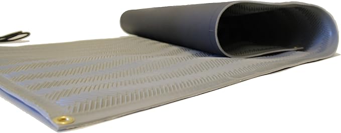 RHS Snow Melting Mat, Anti-Slip Walkway Herringbone Design, Color Gray, Outdoor Mat, Prevents ice Formation, Melts up to 2 inches of Snow per Hour, 120 Volts (30-inches x 5-feet)
