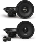 Alpine DM-65-G Coaxial and DM-65C-G Component 6.5-Inch Speakers with Grille Bundle