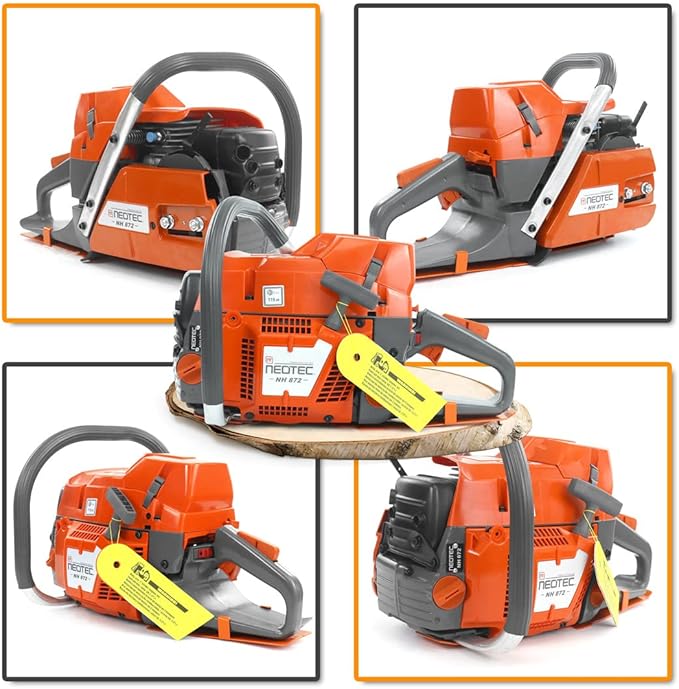 NEO-TEC NH872 24 Inch Gas Chainsaw,71 cc Gasoline Chain Saw Power Head,All Parts Compatible with Husqvarna 372XP