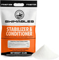 Swimables 12-Pounds Premium Pool Stabilizer & Conditioner, Max Strength Cyanuric Acid for Pools, Spa & Salt Water – Reduces Chlorine Loss, Ideal for Swimming & Hot Tubs