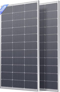 200W Solar Panel, 2Pcs 12V 100 Watt Solar Panel with High-Output Design, High Efficiency Monocrystalline PV Module,Ideal for RV, Van,Camping, Marine, Rooftop,Home, Farm, Off-Grid (2PCS)