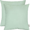 RSH DECOR: Sunbrella Square Throw Pillows Set of 2 | 20" x 20" | Water and Fade-Resistant Performance Fabric | Outdoor Pillow Covers with Down-Alternative Inserts | Canvas Spa