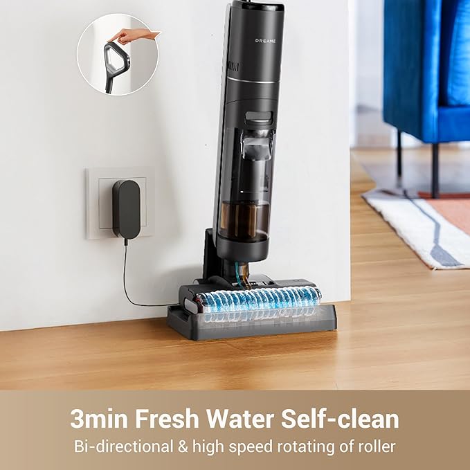 DREAME G10 Pro Wet Dry Vacuum Cleaner, Vacuum Mop All in One with Auto Self-Cleaning, Floor Cleaner Machine for Hard Floor, 35 Mins Runtime, Edge Cleaning, Self-Propelled Vacuum Mop Combo