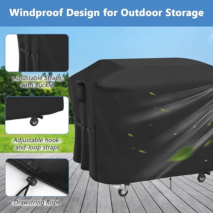 Grill Cover for Blackstone 36 Inch Model 1825 1863 2122 2177 2210 2212 2230 2266 2314 Omnivore Propane Griddle, Outdoor Waterproof Weather Resistant BBQ Griddle Cover - 67 x 26 x 34 Inch