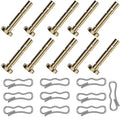 10 pcs 738-04124A Shear Pins and 10 pcs 714-04040 Cotter Pins for MTD Craftsman Cub Cadet Troy Bilt SnowBlowers 738-04124 738-05273