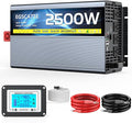 48V 2500W Pure Sine Wave Inverter 48V DC to 110V/120V AC Converter with 4AC Outlets, 5V/3.4A USB, Remote Control with on-Screen Display, Off-Grid Solar Power Inverter for Truck, Home, Vehicles, RV